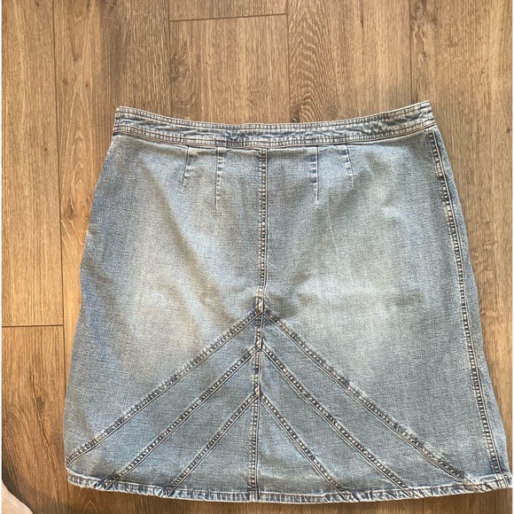 Venezia denim jean short skirt cotton size 22 plus mini skirt - Picture 4 of 4